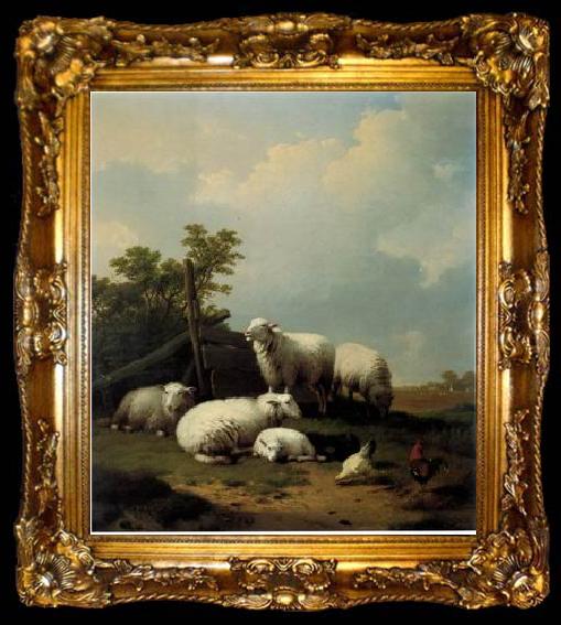 framed  unknow artist Sheep 125, ta009-2